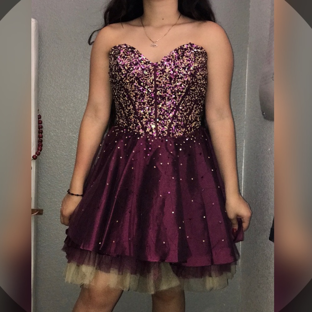 Purple dress